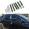 Car Sticks Stainless Steel For Subaru Outback 2015 2016 2017 2018   Garnish Pillar Window Middle Strip Trim Cover 10PCs