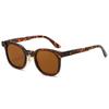 Fashion Square Sunglasses Women Men Gradient Round Shades Retro Rivets Luxury Green UV400 Sun Glasses