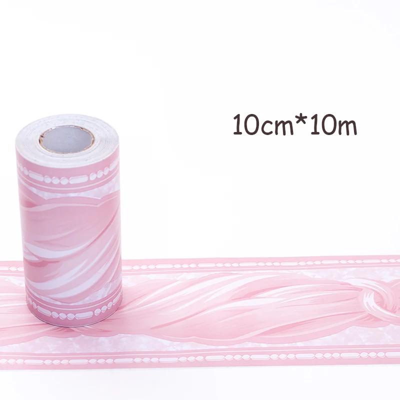 10M Self-Adhesive Wall Panels Border - Waterproof Decorative Film for Kids Room/Bathroom Tiles & Kitchen