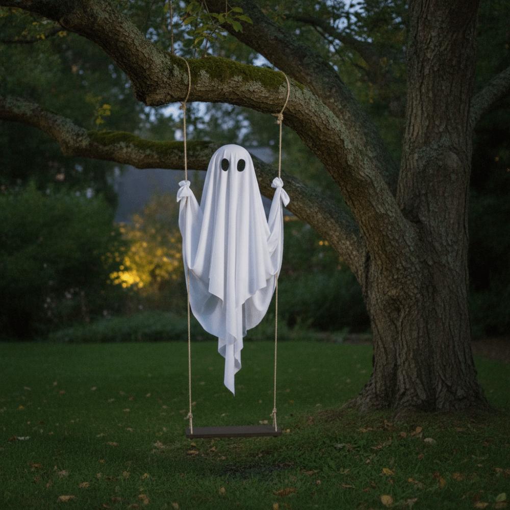 Sterowany pilotem Halloweenowy Wiszący Duch Duży Duch Huśtawka Impreza