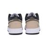 Jordan Air Jordan 1 Slip Resistant Abrasion Resistant Cushioning Low top Vintage Basketball Shoes Men's Black Brown 553558-131(Team85-)
