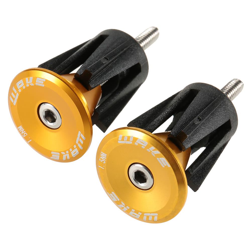 VGEBY1 Handlebar End, 1 Pair Aluminum Alloy Handlebar Grip End End With