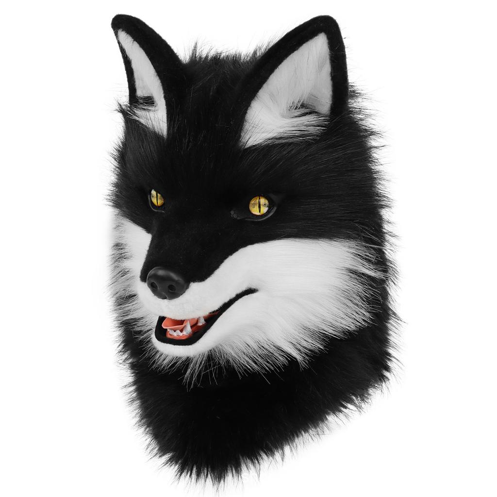 Plush animal canine fox mask headgear full-head animal head costume cosplay Clothing can be worn comfortably