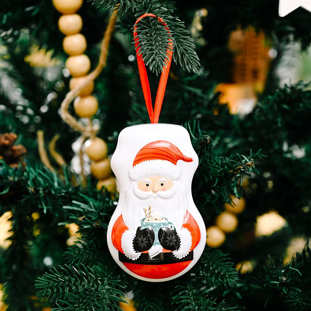 

Gourd Shaped Adorable Christmas Tin For Candy Storage Perfect Kids Gift Box Festivities For Gourd Iron Can A