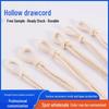 16-Strand All-Cotton Ecru Core-Spun Round Rope for Clothing, Handicrafts & DIY Weaving