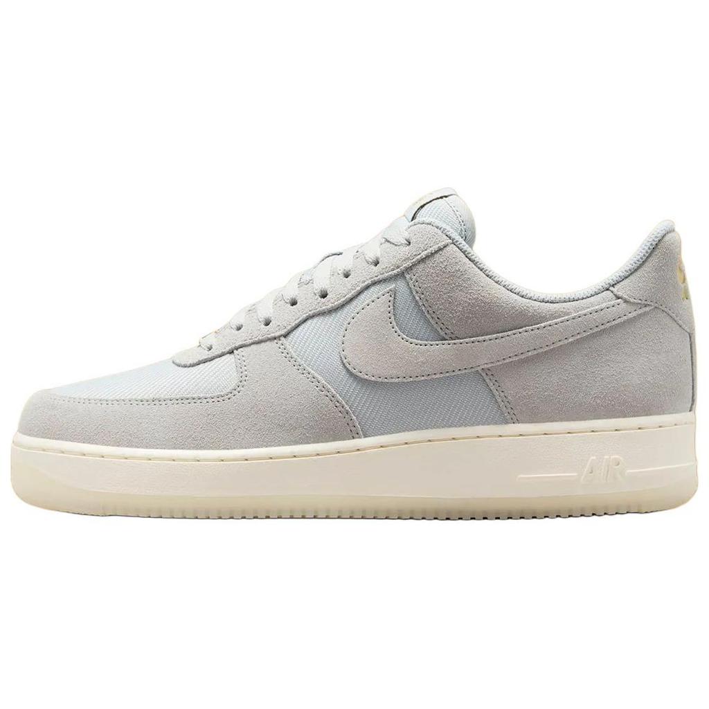 Nike Air Force 1 Low '07 LV8 Light Smoke Grey Metallic Gold Pale Ivory Sneakers FZ5222-001