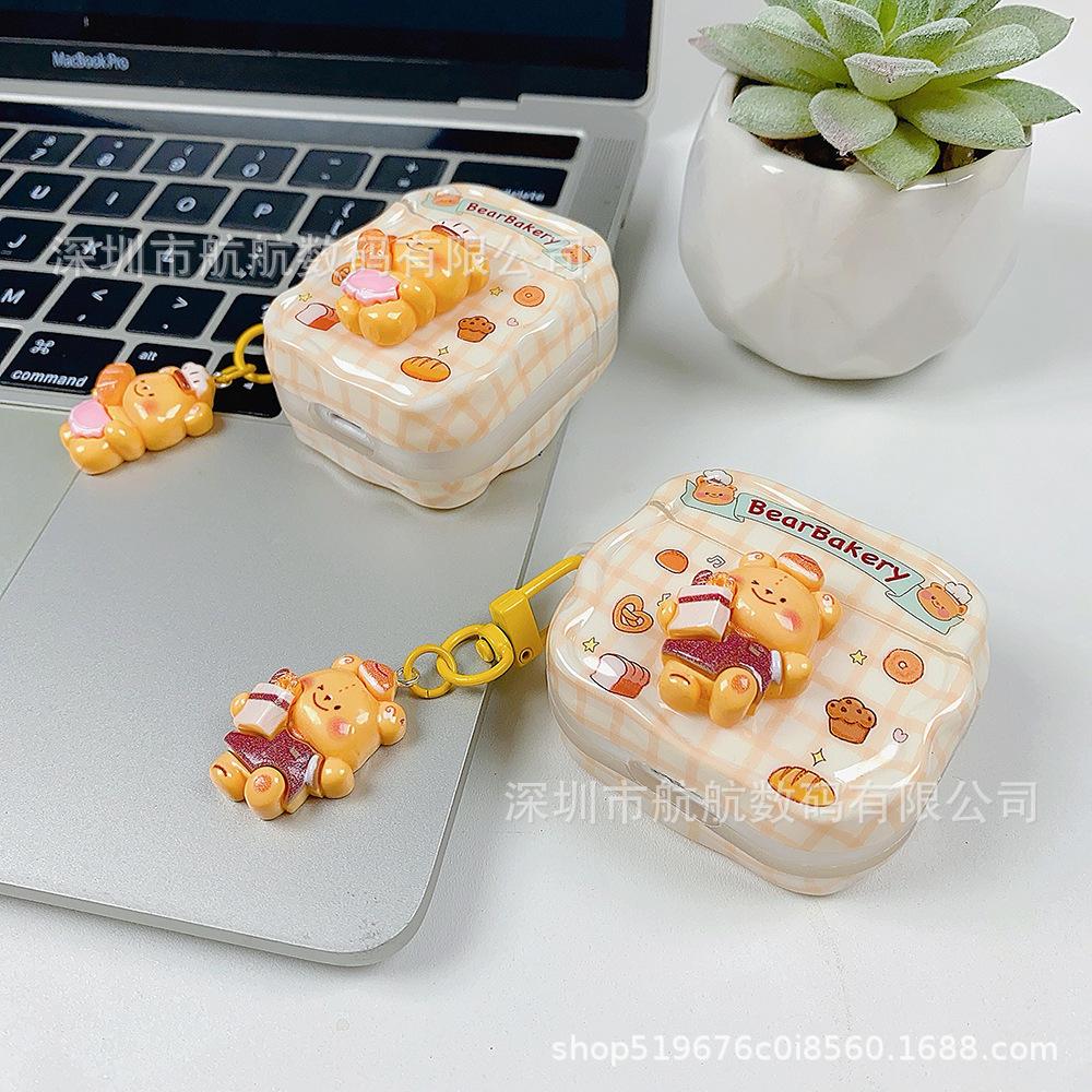 Brown Butter Bear for Airpodspro1 Generation Earphone Case Apple 1 Generation New AirPods 1 /1 Generation