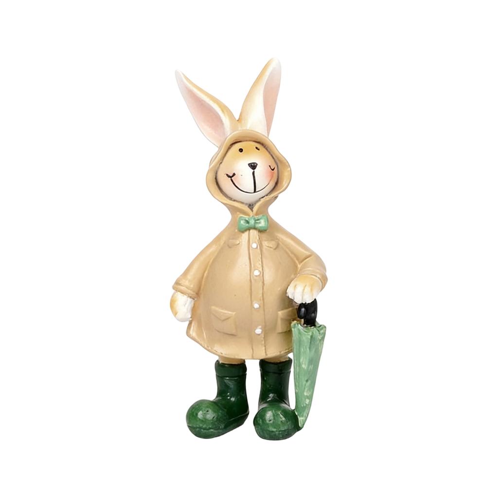 Easter Bunny Cartoon Animal Ornament For Living Room, Outdoor Use In Kindergarten, Scenic Area, , Resin Decoration
