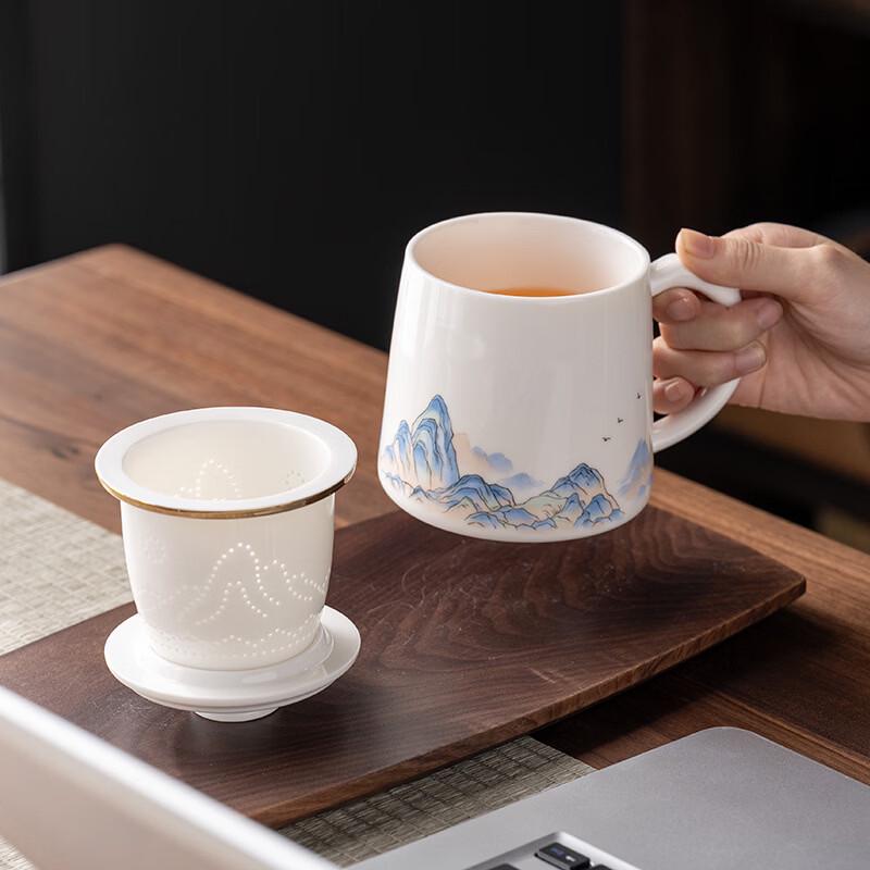 Ceramic Tea Infuser Office Cup Set
