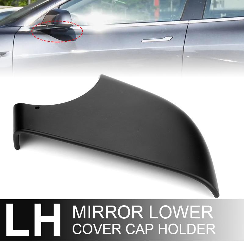 Зеркала заднего вида на крыло боковой двери автомобиля Нижний держатель зеркала Облицовка корпуса крыла двери Для Tesla Model 3 2017- 2287.3005 2287.3006 1pc Left 2287.3005