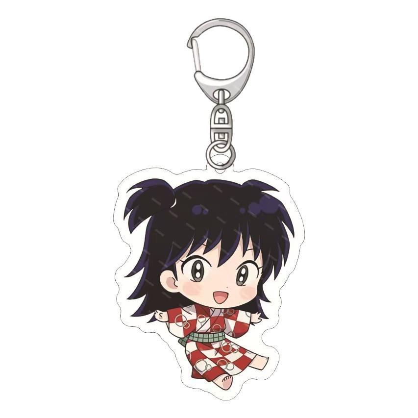 Inuyasha Keychain: Kagome, Miroku, Sango, Shippo & Sesshomaru Charm Set