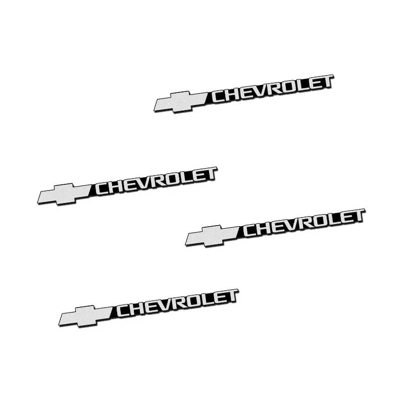 

4pcs Alloy Car Stereo Sound Audio Sticker for Chevrolet Corvette Cruze Silverado Captive Traverse Spark Equinox Malibu Orlando