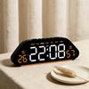 LED Digital Alarm Clock Temperature Week Date Display Timer Brightness Adjustment Electronic Table Clock with Ambient Light