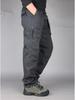 Autumn Men's Multifunctional Cargo Pants - Loose Fit, Multi-Pocket, Outdoor Casual Cotton Trousers