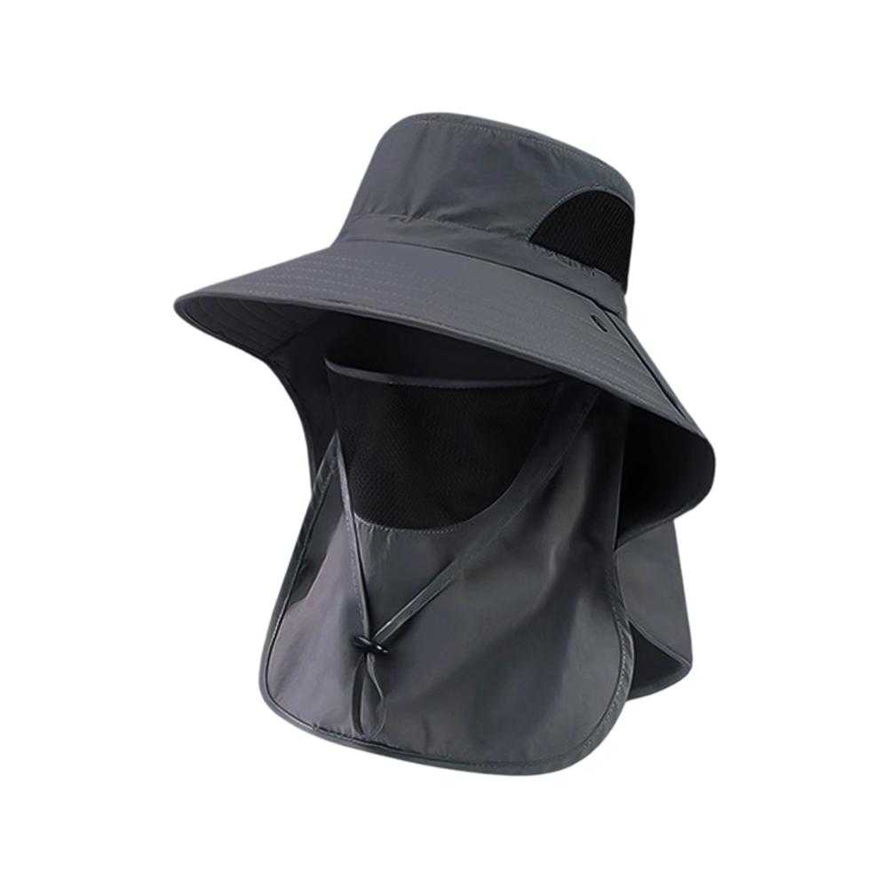 Cappelli Estivi da Sole Protezione UV Cappellino da Caccia Pesca per Esterno Uomo Donna Escursionismo Campeggio Visiera Cappello a Secchiello Patta per il Collo Cappello da Pescatore