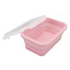 Zusammenklappbarer Silikon-Lebensmittelbehälter Hochtemperaturbeständig Mikrowellengeeignet Lunchbox