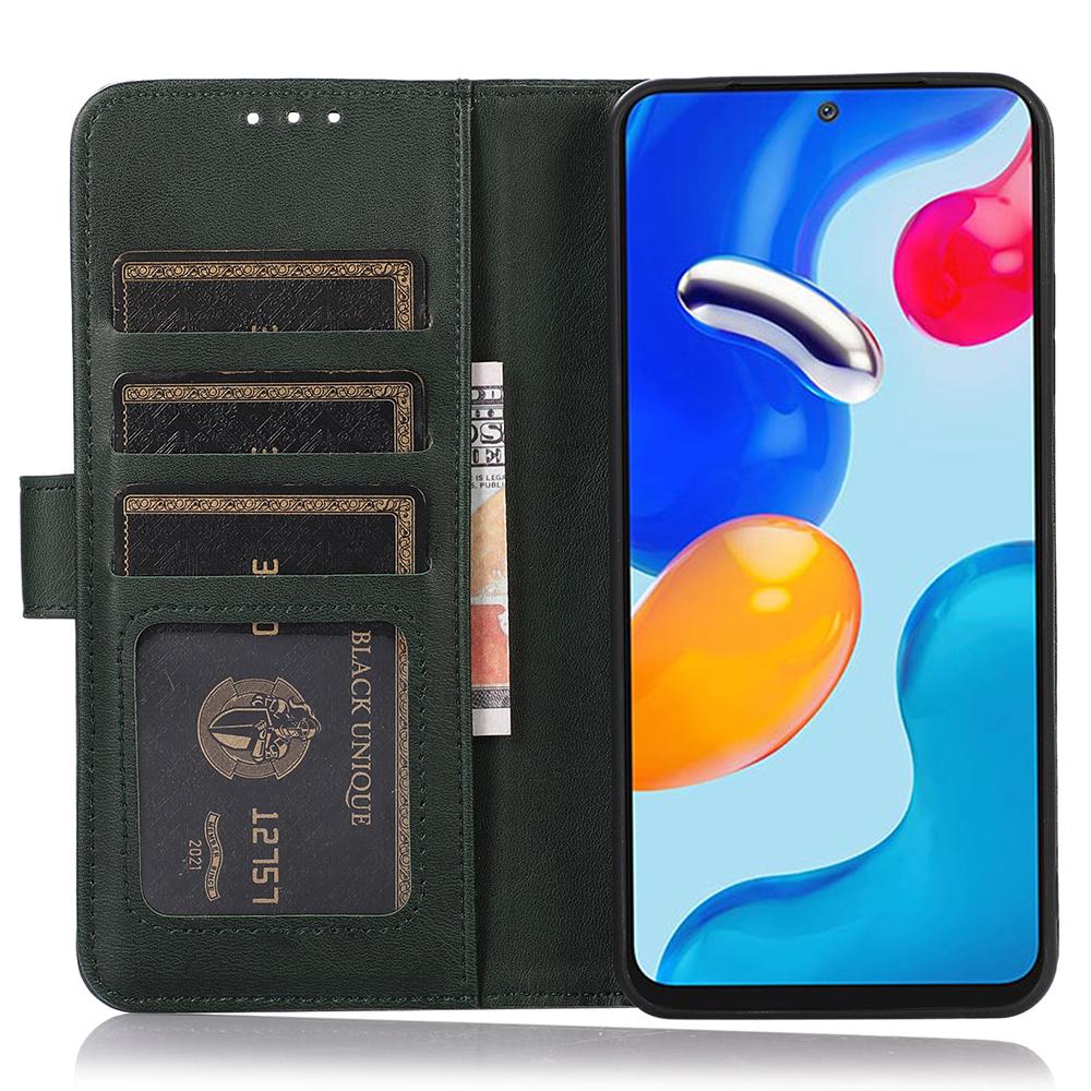 

For Xiaomi Redmi Note 13 Pro+ 5G Case Shockproof Cowhide Texture Cell Phone Cover Green