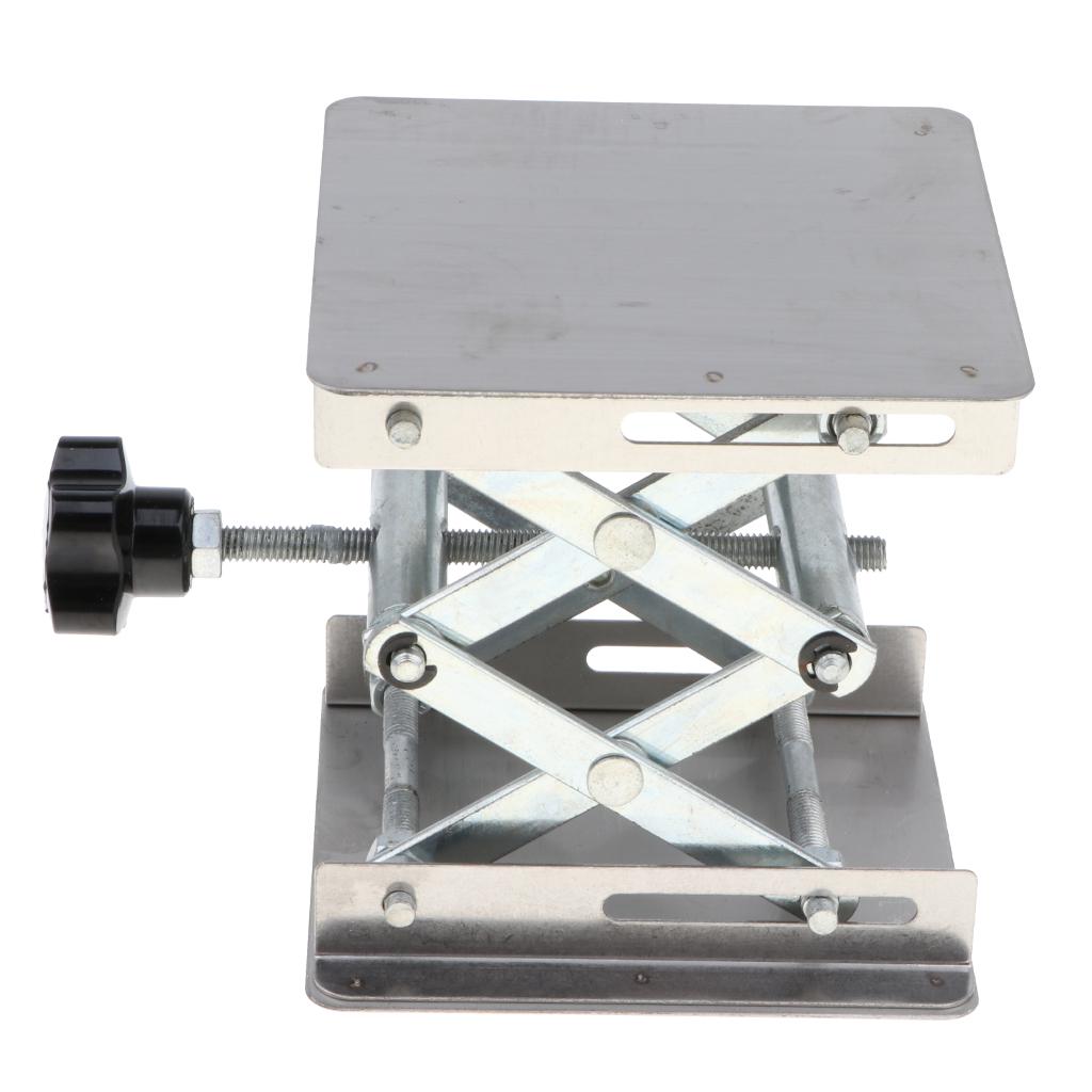 150mm 100 Hebebühne aus Edelstahl Lab Jack Scissor Stand Platform 100 150mm 100 Hebebühne aus Edelstahl Lab Jack Scissor Stand Platform 100