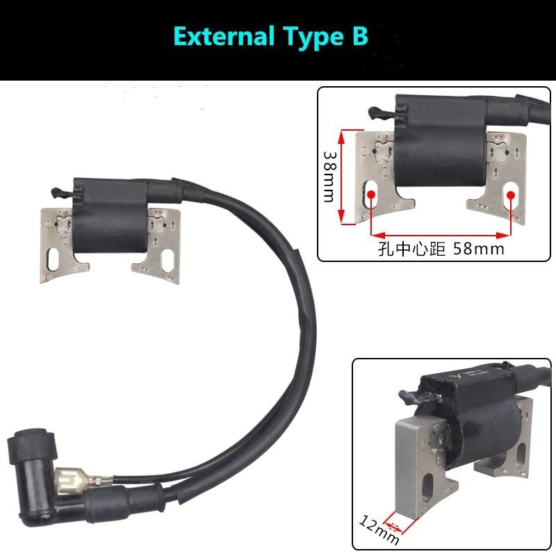 External / Inner Type Spark Ignition Coil Fits for 170F 7HP 212CC Gas Engine Powered 3/4/5KW DC Battery Charging Generator
