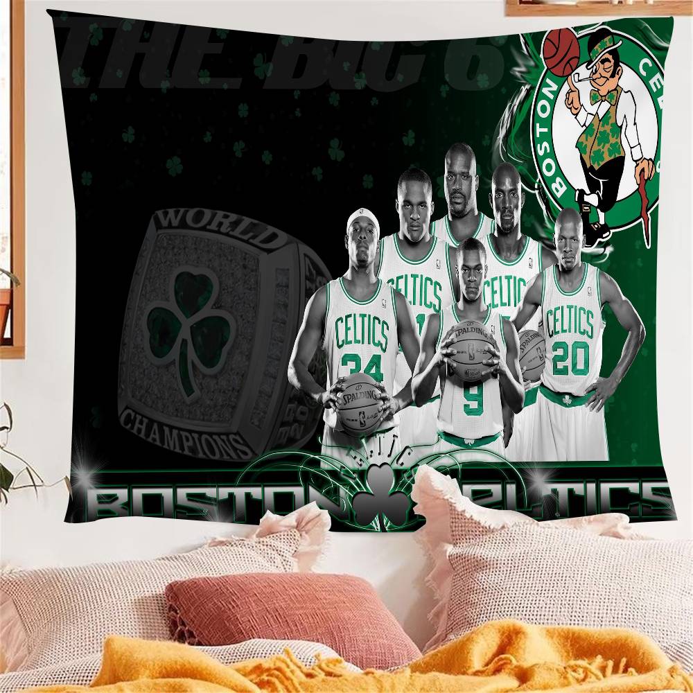 BBoston CCeltics Colorful Tapestry Wall Hanging Bohemian Wall Tapestries Mandala Wall Art Decor
