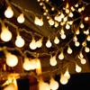 10M Ball LED String Lights Battery Powered Outdoor Fairy Lights Wedding Garden Garland for Party Home Christmas Decoration