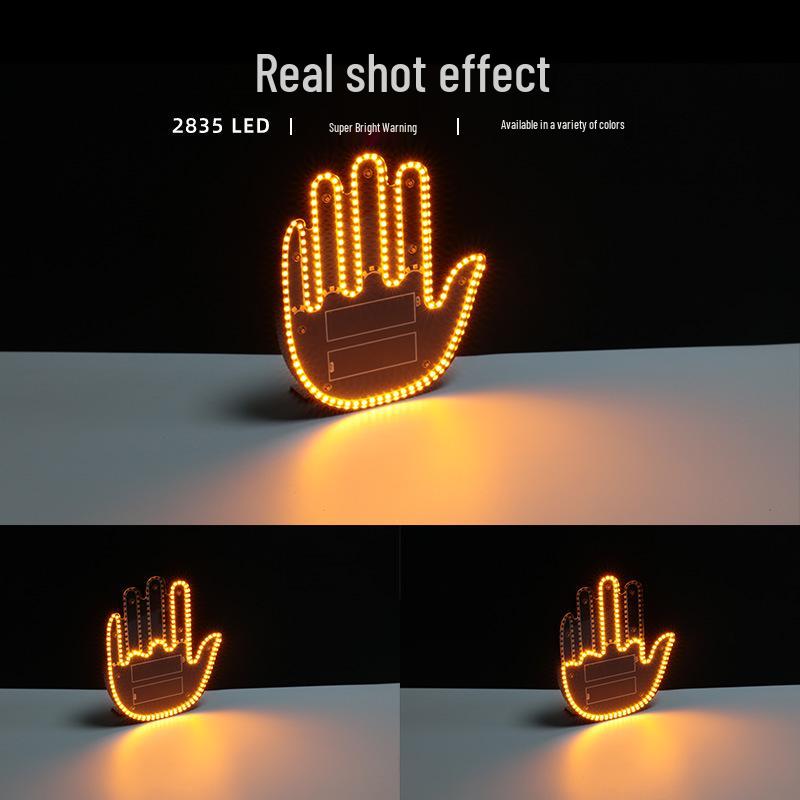 Multi-Functional Car Gesture Warning Light