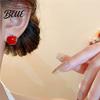 Durable Enamel Jewelry 1 Pair Stud Earrings Fruit Asymmetric Design