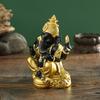 Elefantenstatue Hindu Elefantengott Statue Lord Ganesha Figur Elefantengott Skulptur Tischdekoration Ornament