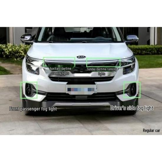Kia KX3 Aopao Fog & LED Daytime Running Light Assembly for 2019-2021 Models