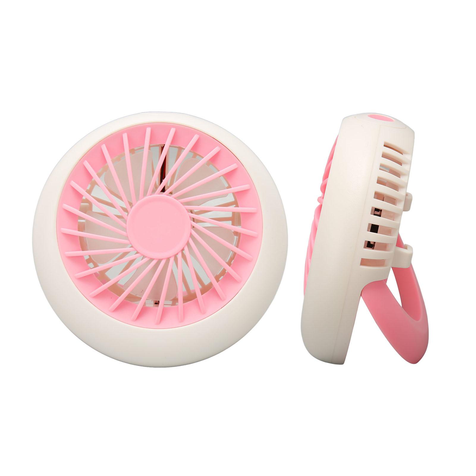 

USB Desk Fan Multifunction 3 Speeds Quiet Strong Small Table Fan for Bedroom Desktop Travel