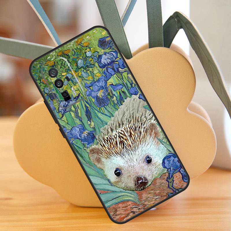 

Чехол-картина с ирисами для POCO X3 X6 F6 Pro M6 X5 F3 F5 M5s Xiaomi 13 14 Ultra 12 Lite 11T 12T 13T Pro Xiaomi 13