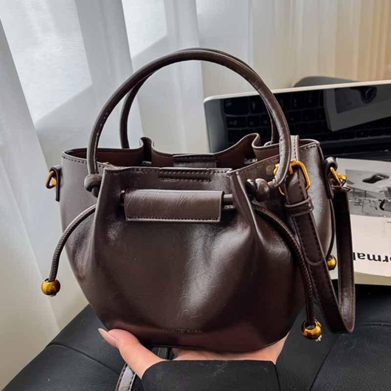 High-end Handbag with A Water Bucket Design, Stylish Shoulder Bag, Casual Crossbody Bag Casually