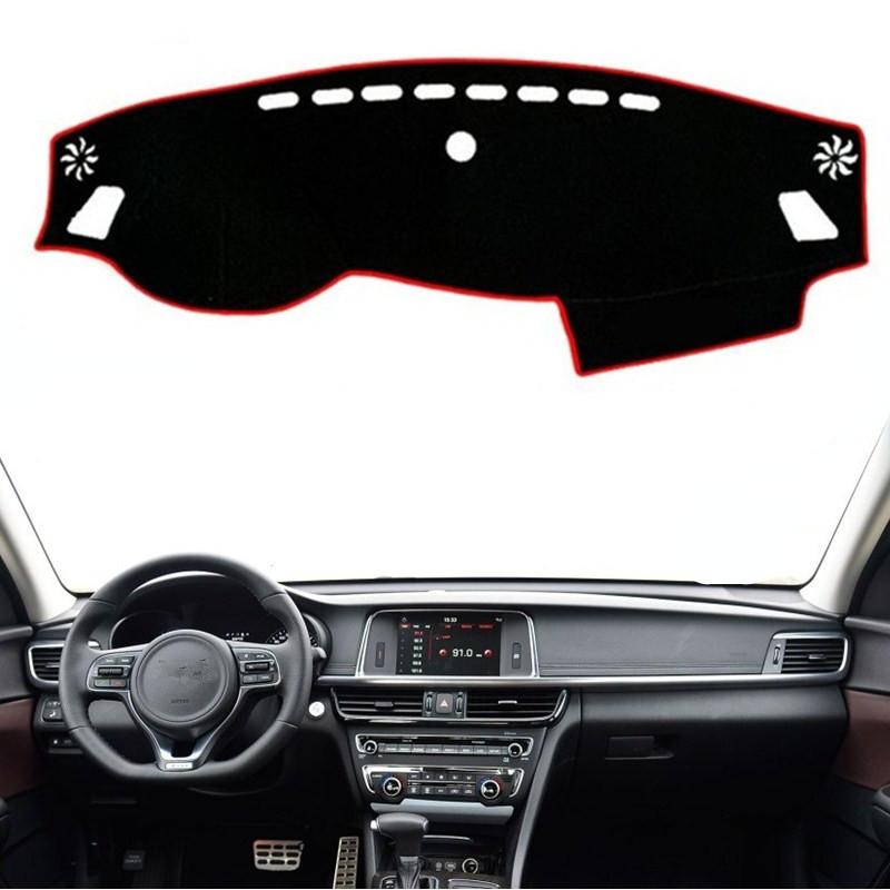 Anti-Glare Dashboard Cover Rug Mat For Kia Optima K5 2016-2018   Dashmat Sunshade Protect Carpet Cushion Car Accessories