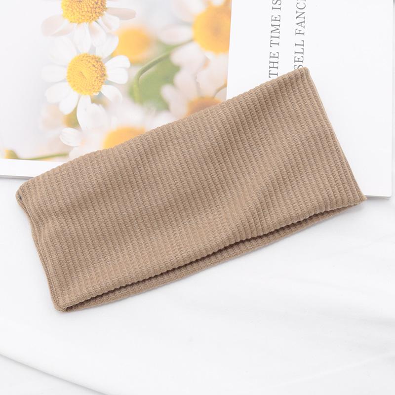 Women Solid Hairband Wide Hair Bands Elastic Headband Makeup Hair Hoop Yoga Vintag Headwrap Hairstyles Fashion Hair Accessories