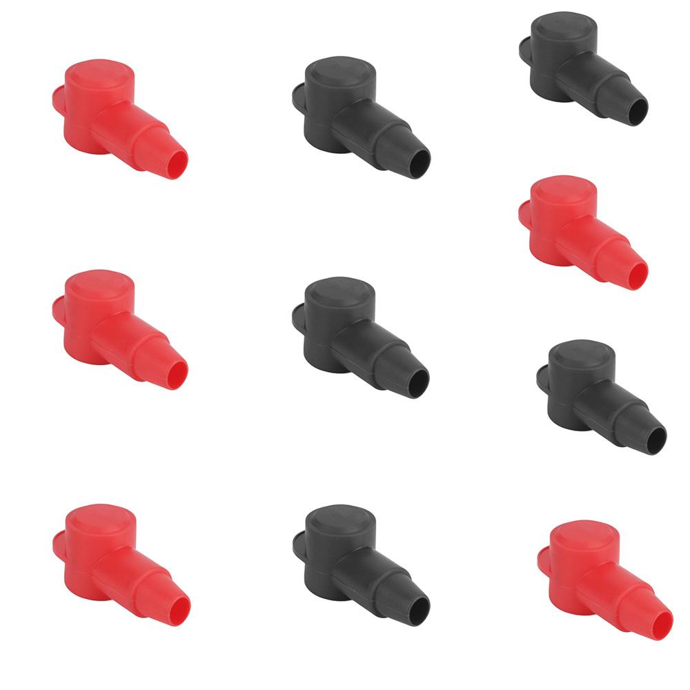 10/6Pcs Silicone Covers Battery Terminals Caps Pile Head Protective Car Accessories 12v Battery Bornes Retardant Insulation