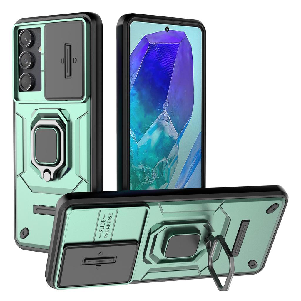 Husă pentru Samsung Galaxy M55 5G/C55 5G/F55 5G Protector de Telefon PC+TPU cu Capac Glisant pentru Cameră