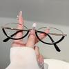 Oval Glassses Women Chic  New Blue Light Blocking Optical Frames Trendy Vintage Luxury Brand Design Decor Eyeglasses