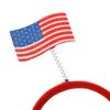 USA Flag Spring Headband 4th of July Independence Day Head Band Star Spangled Banner Festival Hair Accessory for Patriotic Party