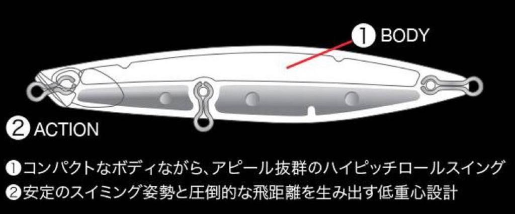 Duo Beach Walker Wedge 95 mm 30 grams Sinking Lure MCC0882 (8744)