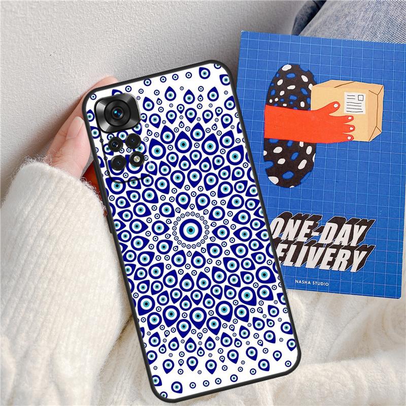 Evil Eye Funda For Xiaomi Redmi Note 14 Pro 13 9 10 11 12 9S 10S 11S 12S Redmi 13C 10C 12C 14C Case