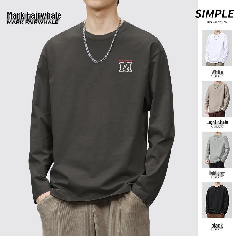 Mark Fairwhale Men s PMK Line Graphic Cotton Long Sleeve T-Shirt L