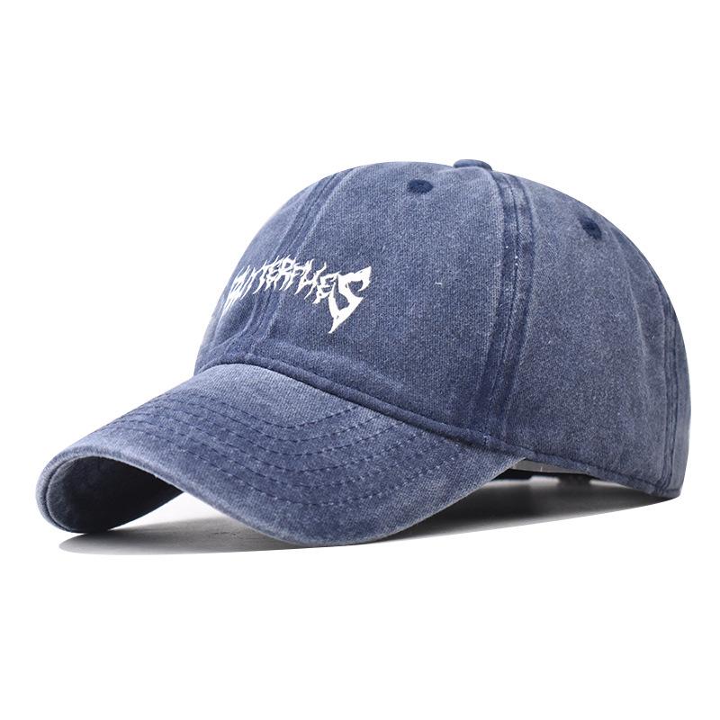 

Бейсболка Four Seasons High Quality Washed Korean Edition с персонализированным алфавитом, черная большая вышитая кепка от солнца Adjustable