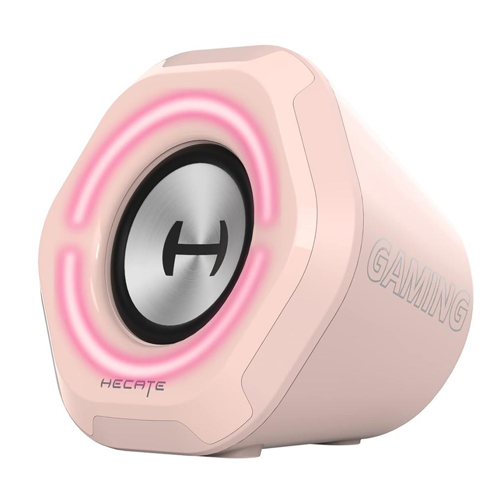 Edifier Hecate G1000 Gaming 5W Bluetooth RGB Pink Japanese Speaker, Output, 5.3, Full-Range Speaker, USB/3.5mm Ports, Lighting, (ED-G1000-PK)