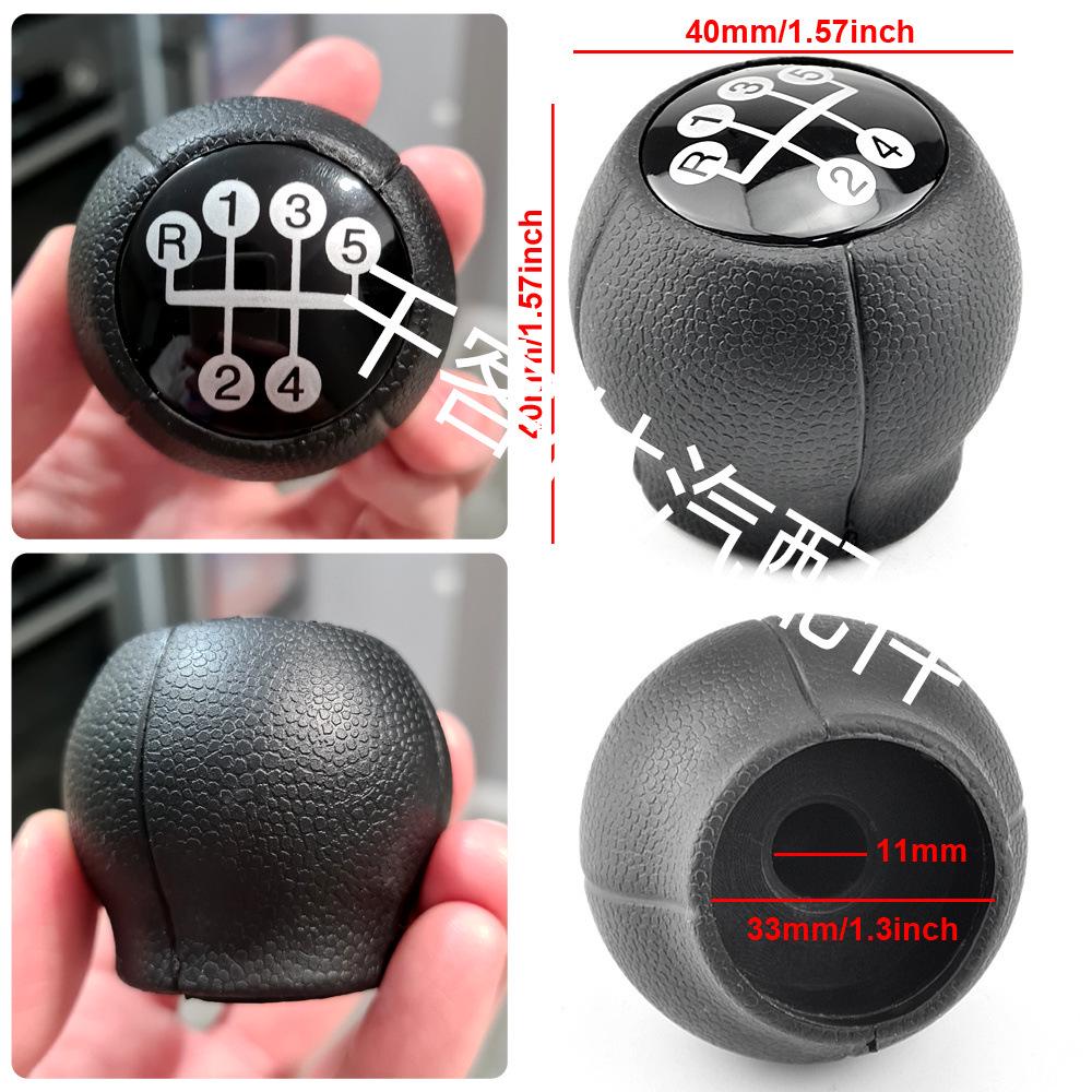 Opel Corsa Gear Shift Knob with Stitched Leather Dust Cover
