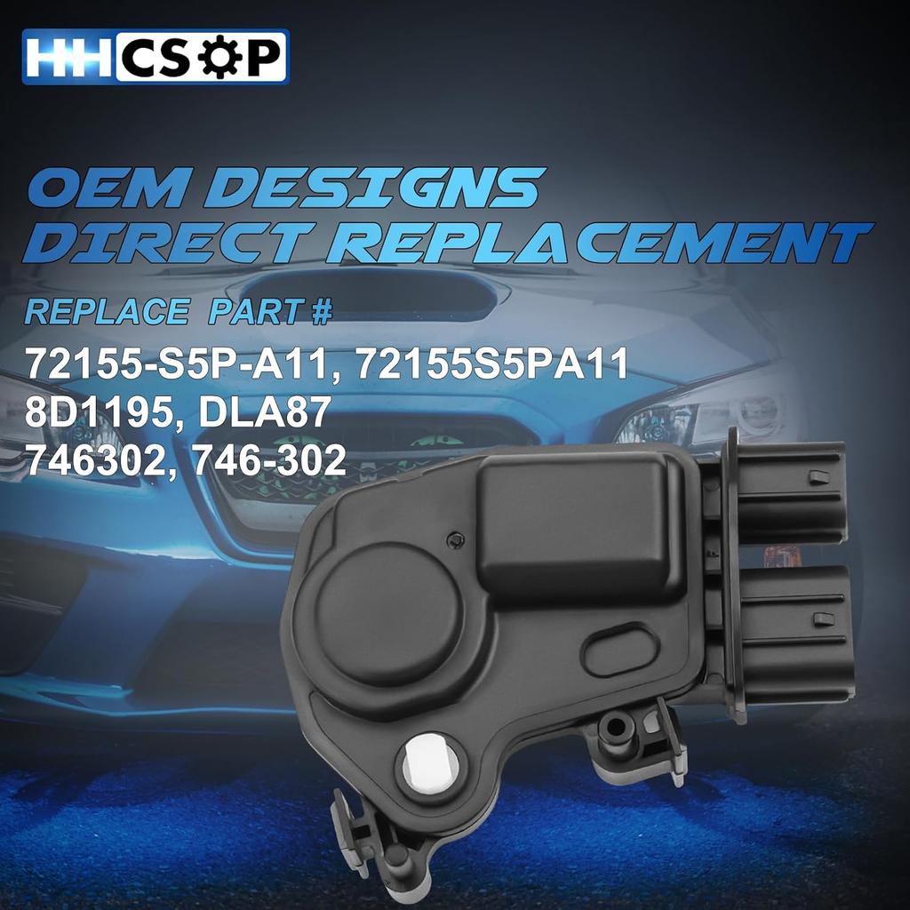 Front Left Driver Side Door Lock Actuator Motor Replacement For Honda CR-V Civic Accord Element Odyssey Pilot Acura RSX 2001 2002 2003 2004 2005 2006