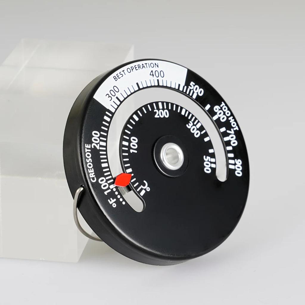 Fireplace Hot Termometer  Wood Stove Heater Thermometer  Stove Fan Pipe Barbecue Monitor Oven Fireplace Accessories
