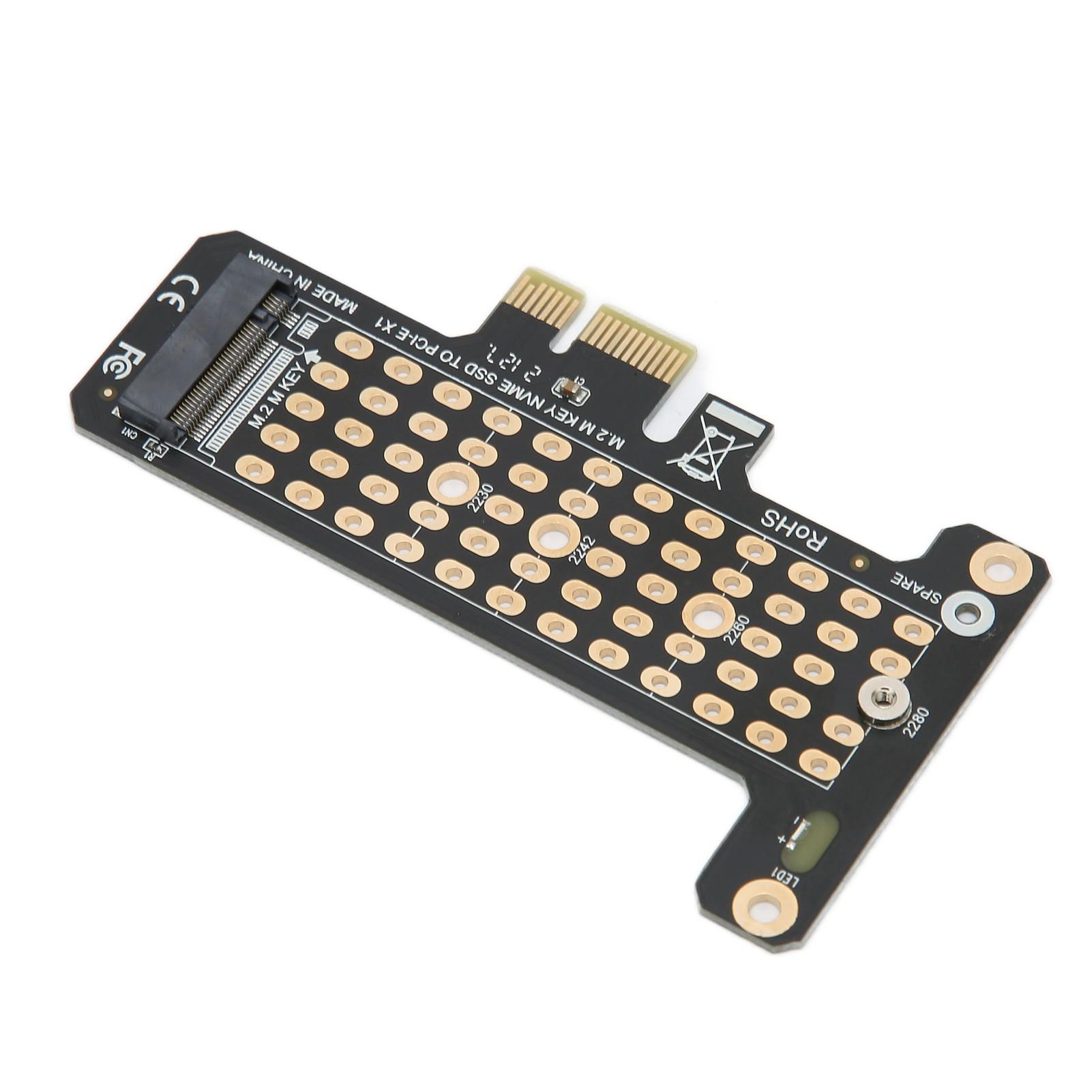 

Transfer Expansion Card M.2 NVME to PCIeX1 Good Heat Dissipation Effect Stable Performance Computer