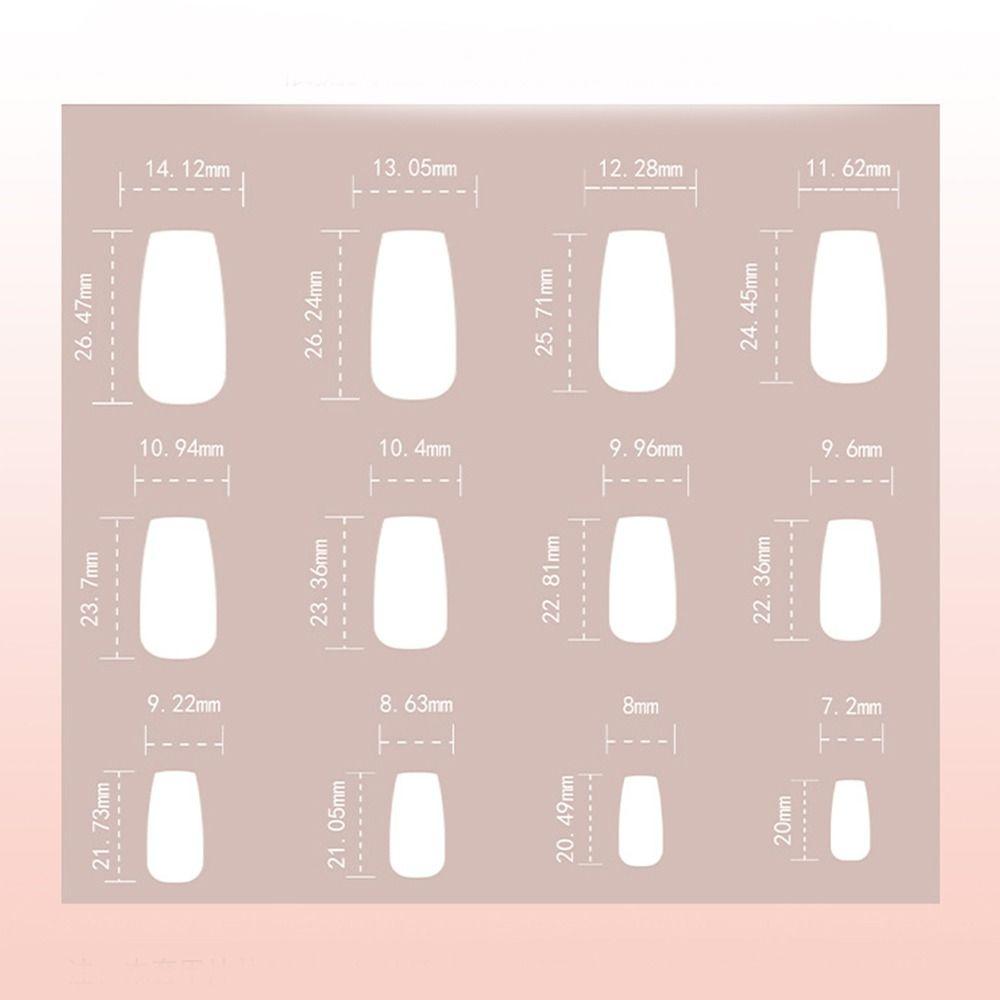 Unghie Finte Lunghe Staccabili Stile Ballerina Fiori Rosa e Strisce Unghie Finte Francesi Unghie Finte Full Cover per Donne