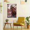 Japanese Samurai Vintage Metal Plate Living Room Decoration Painting Metal Wall Art Plaque Retro Tin Sign Bar Pub Home Decor