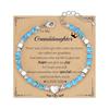JYL TS Bracelet Adjustable  Lobster Clasp Heart Pendant Enhances Relationship Luck